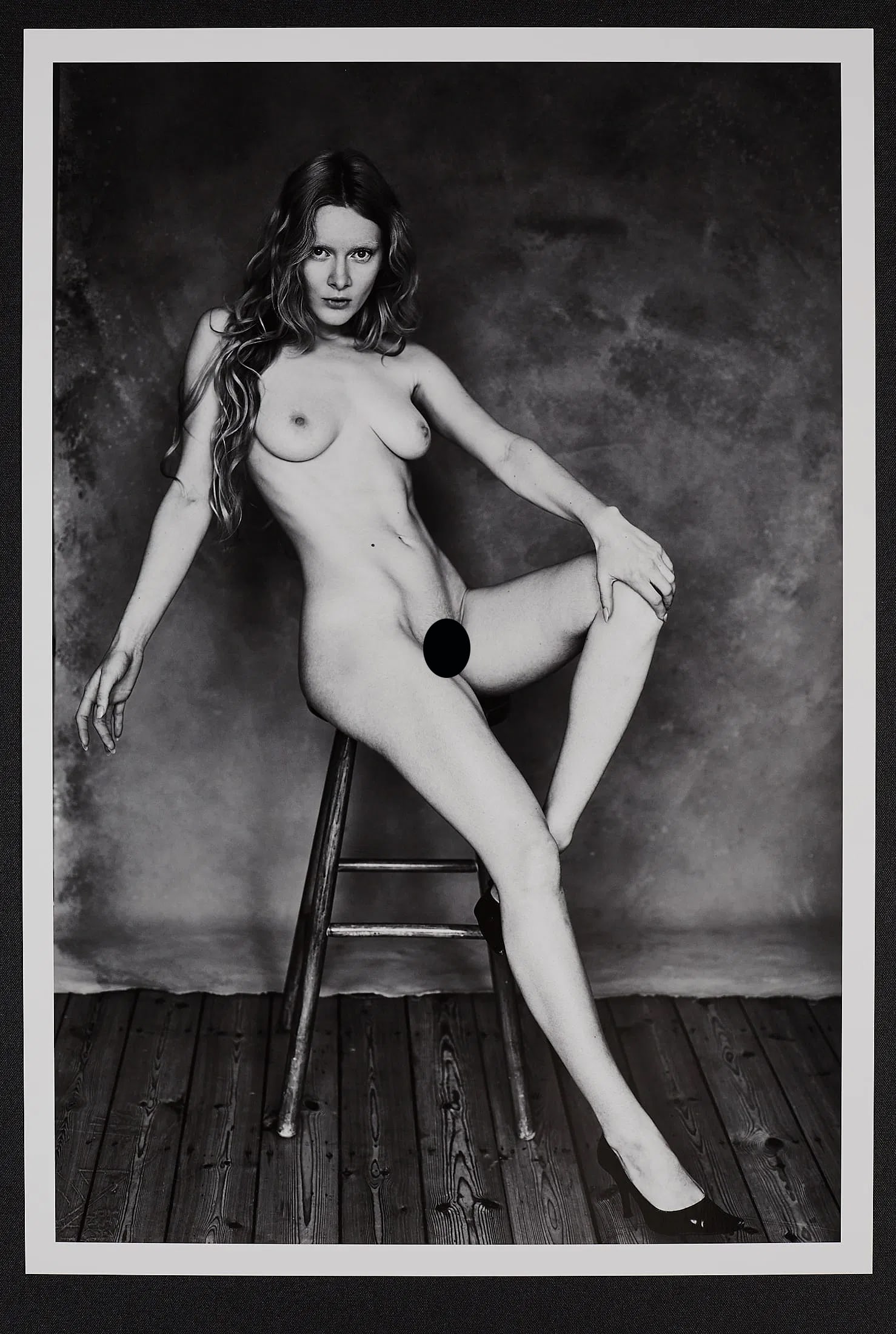 Spiros Politis (1969-): Parisian Girl 1/25: Artist/Title: Spiros Politis (1969-): Parisian Girl 1/25 Description: Parisian model photographed in London, summer 2025. Printed on the premium Canson Baryta Photographique II (310gsm) with a satin f
