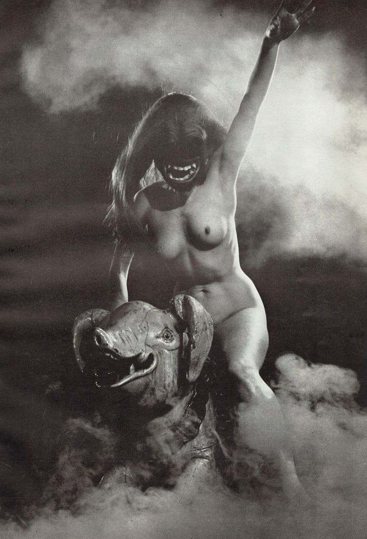 PHILIPPE HALSMAN - Title Unknown: Artist: PHILIPPE HALSMAN Print Title: Title Unknown Medium: Rare, Photoengraving Printed in 1962 Printed in the US Image Size approx: 11 x 7.5 inches Philippe Halsman (1906-1979) was an American portr