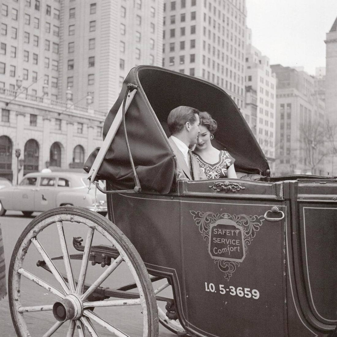 VIVIAN MAIER - New York, March 27, 1953: Artist: VIVIAN MAIER Print Title: New York, March 27, 1953 Medium: Photolithograph Printed 2010’s in Malaysia Image size (inches) approx. 8.5 x 8.5” Additional Information: COA Included. R