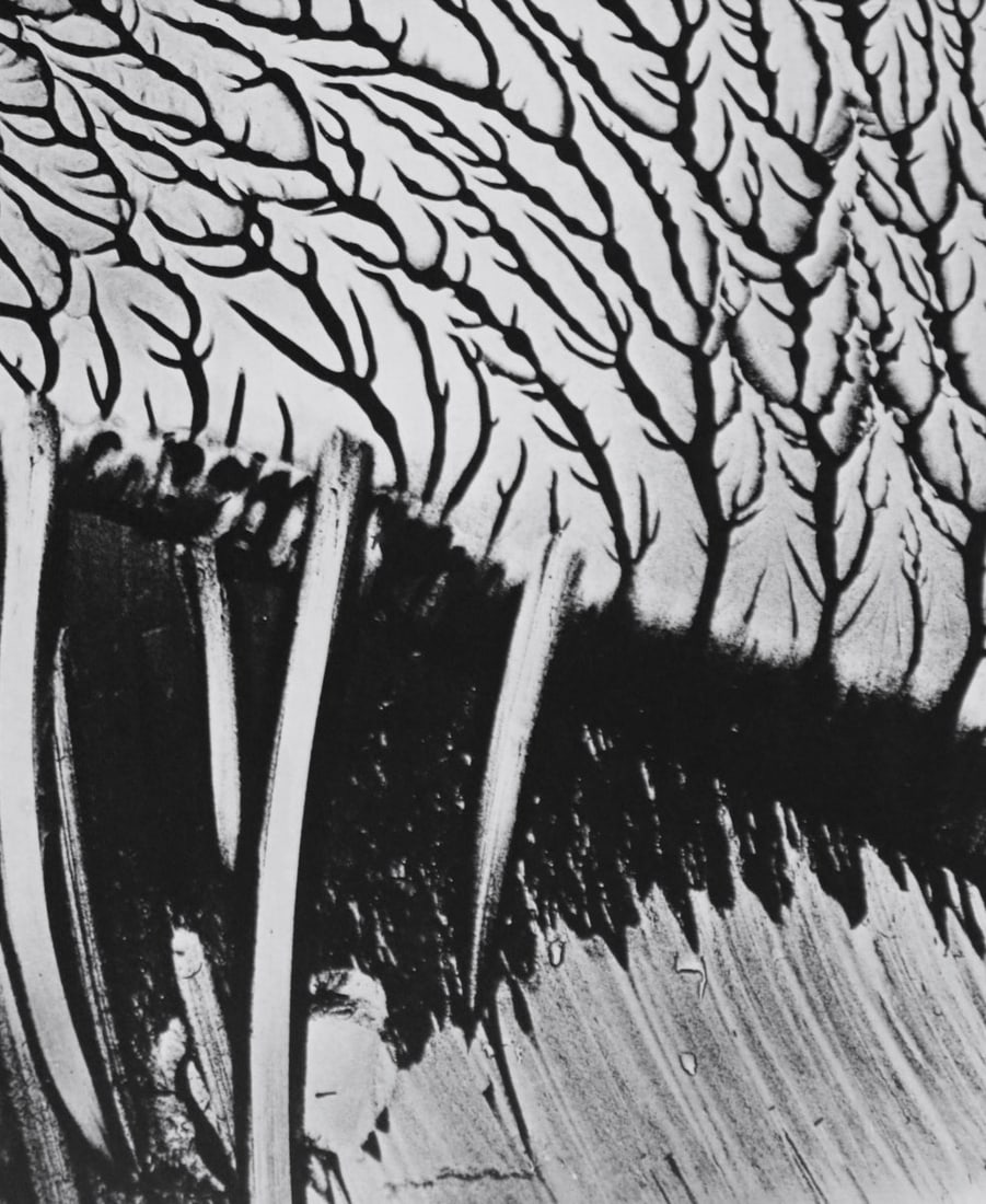 BRETT WESTON - Wet Emery on Glass, 1937: Artist: BRETT WESTON Print Title: Wet Emery on Glass, 1937 Medium: Sheet-fed Gravure Printing Date: 1970's Printed in Switzerland Image Size approx.: 8.5 x 7 inches Brett Weston (1911-1993) was an Ame