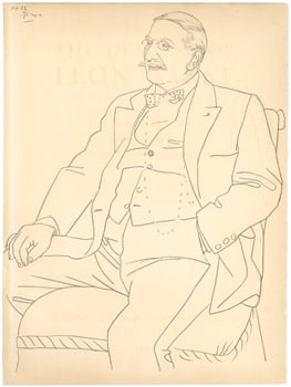 Pablo Picasso "Leon Bakst" lithograph, 1923 (1 of 1)