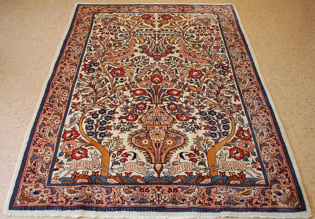 Persian SARUK RUG 4' 8" x 6' 6" (1 of 11)