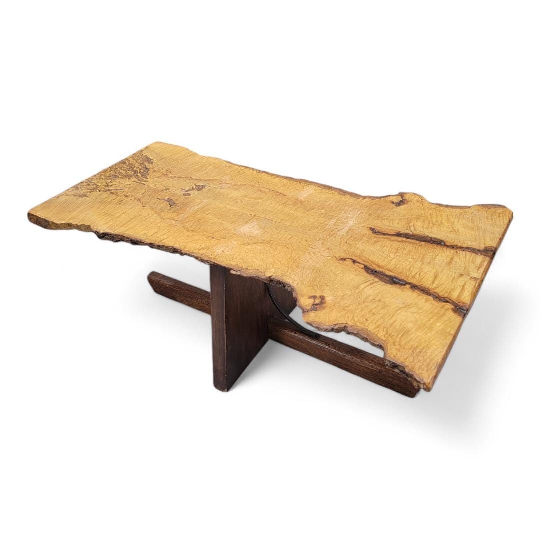 Mid Century Modern George Nakashima style Live Edge Coffee Table (1 of 9)