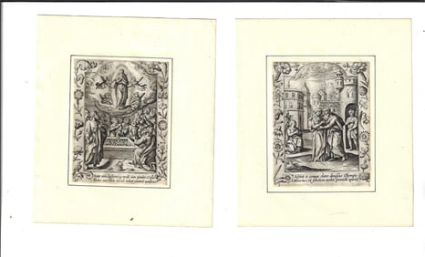 1595 Engravings Virginis Mariae Vita Collaert