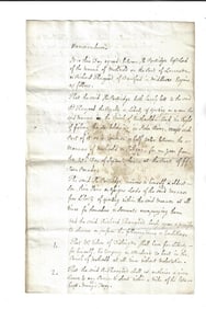1760 Manuscript Hunting English Manor