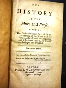 1714 The History of the Mitre and Purse