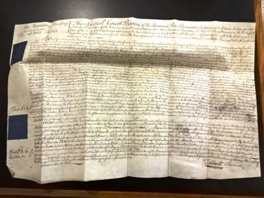1801 Beautifully Penned London Vellum Manuscript