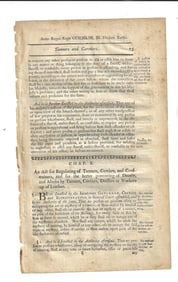 1771 Leaf Colonial New Hampshire Act