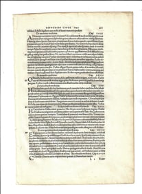 1525 Leaf Pliny Natural History Froben Printing