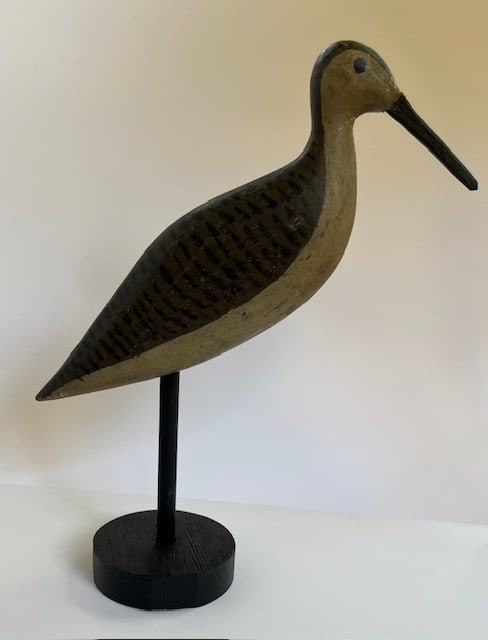 Ca. 1900 Folk Art American Shore Bird Decoy in Original Paint (1 of 7)