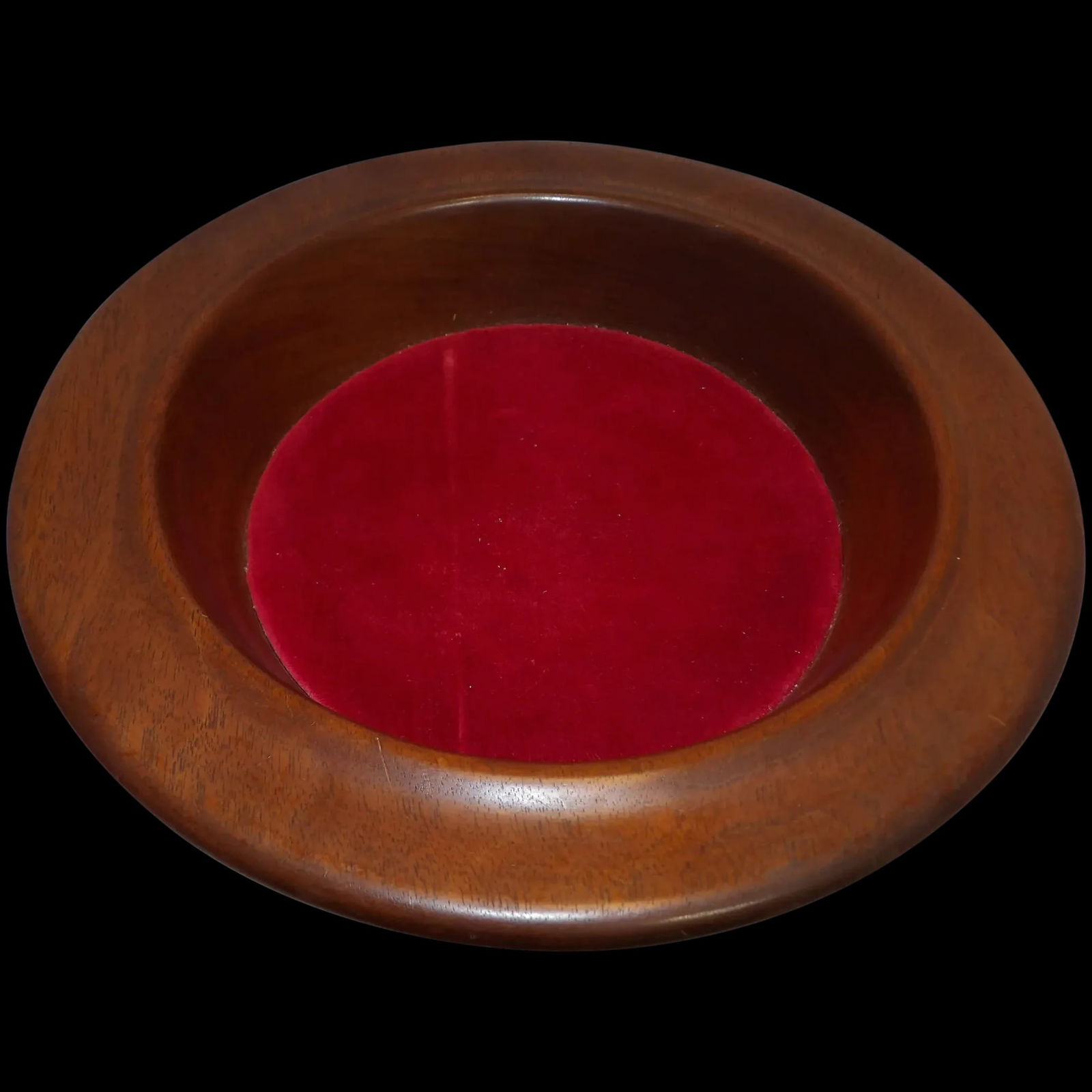 Hand-Crafted Wood Church Collection Plate (1 of 5)