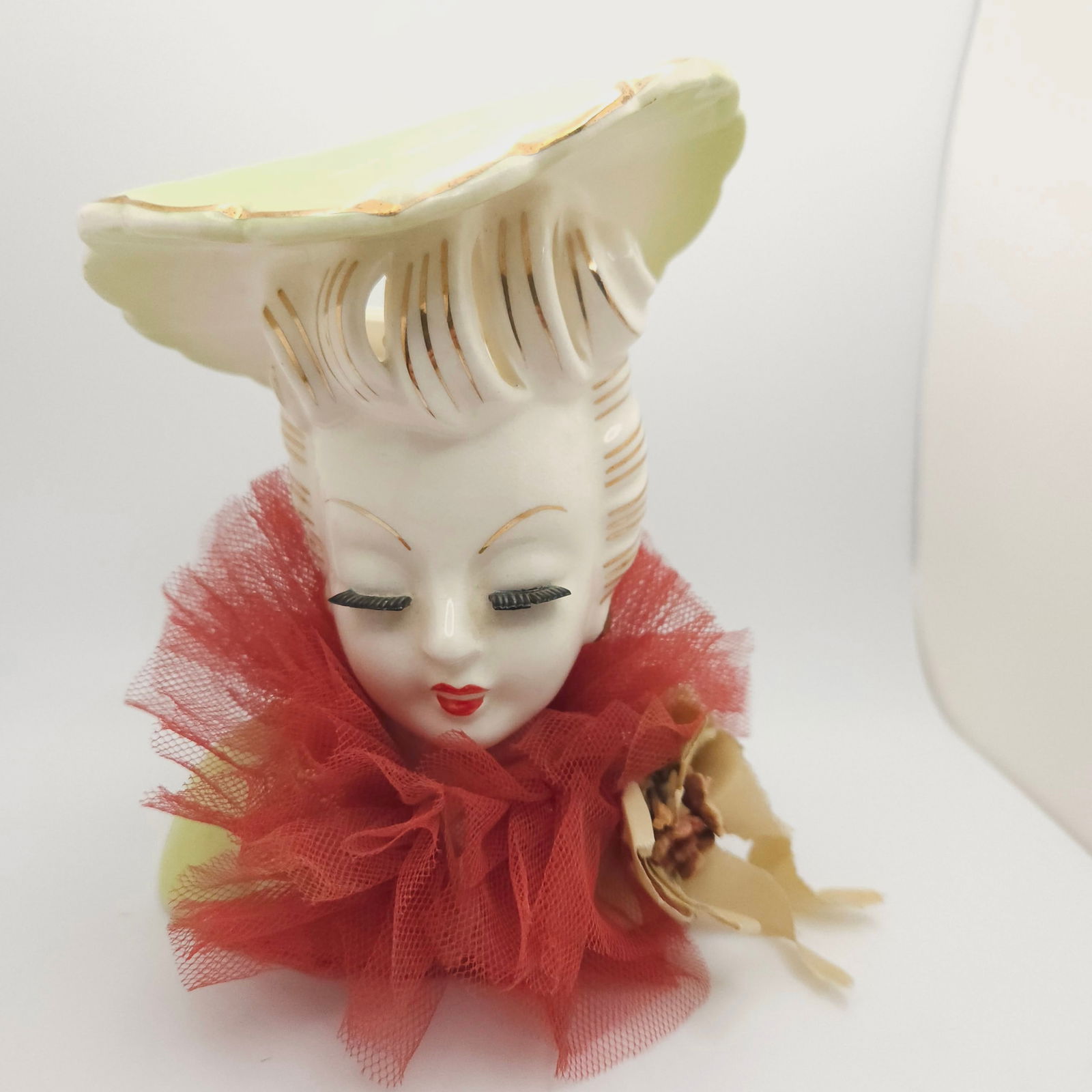Vintage Head Vase Glamour Girl Artmark Originals Japan (1 of 6)