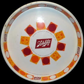 Vintage 1968 Schlitz Beer Tray