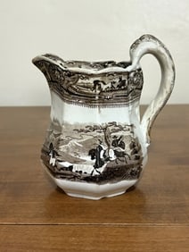 Shaw’s Peruvian Horse Hunt Staffordshire Creamer