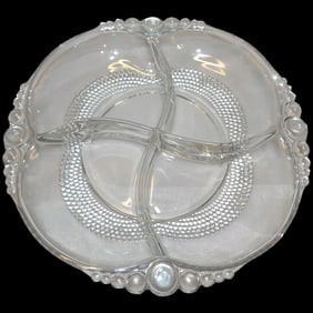 Duncan Miller Teardrop 4 Part Divided Relish Dish