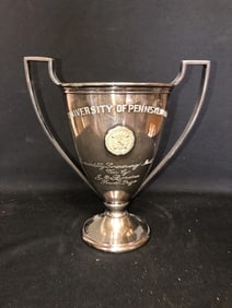 1920’s 9 1/8” University Of Pennsylvannia Swimming Loving Cup Trophy