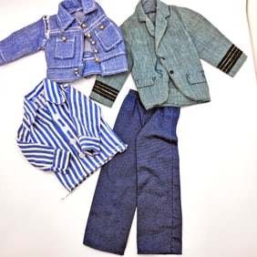 Barbie and Ken Clothes Jacket and Pants 4 pcs