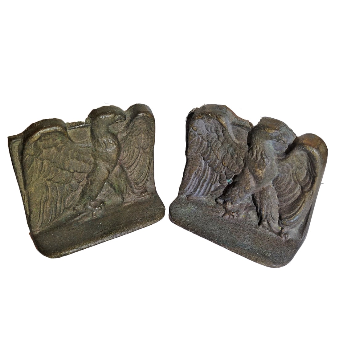Vintage Bald Eagle Cast Iron Bookends by Snead (1 of 5)
