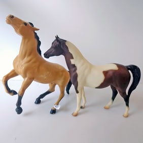 Breyer Diablo and Karma Gypsy Horse lot of 2