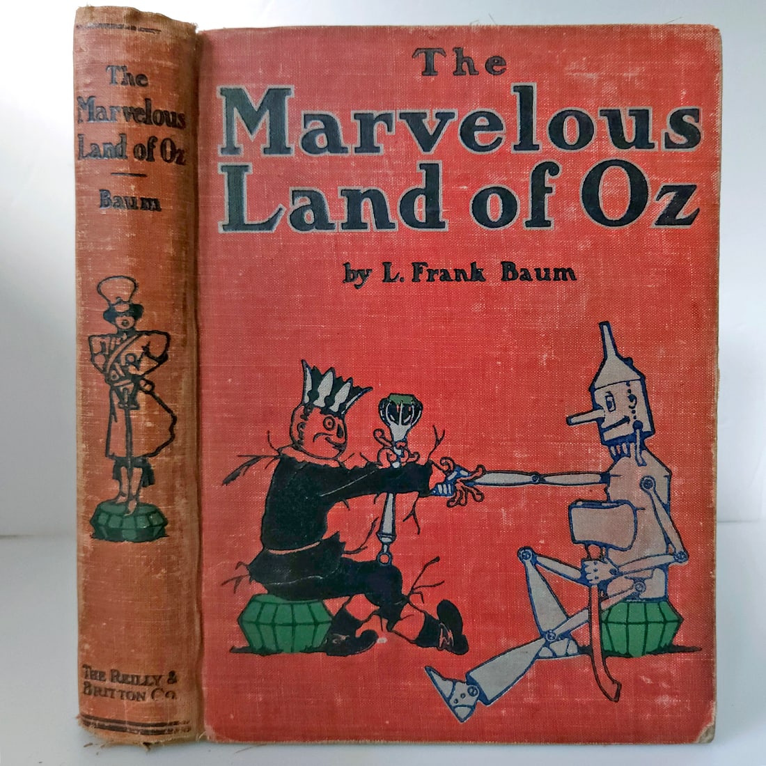 The Marvelous Land of Oz L Frank Baum 1904 1st Edition 2nd State Printing Variant B Hard Cover: Title: The Marvelous Land of Oz L Frank Baum 1904 1st Edition 2nd State Printing Variant B Hard Cover Description: The Marvelous Land of Oz L Frank Baum 1904 1st Edition 2nd State Printing Variant B H