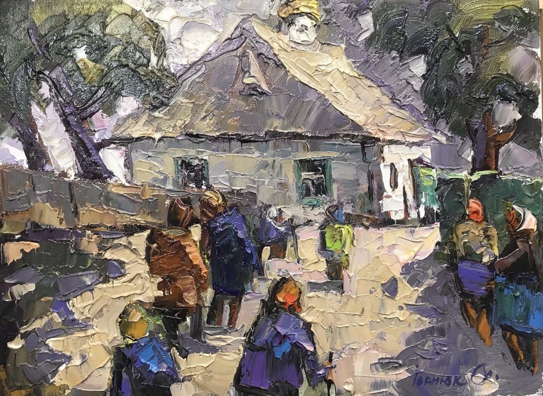 Oil painting Morning Kalenyuk Alex (1 of 2)