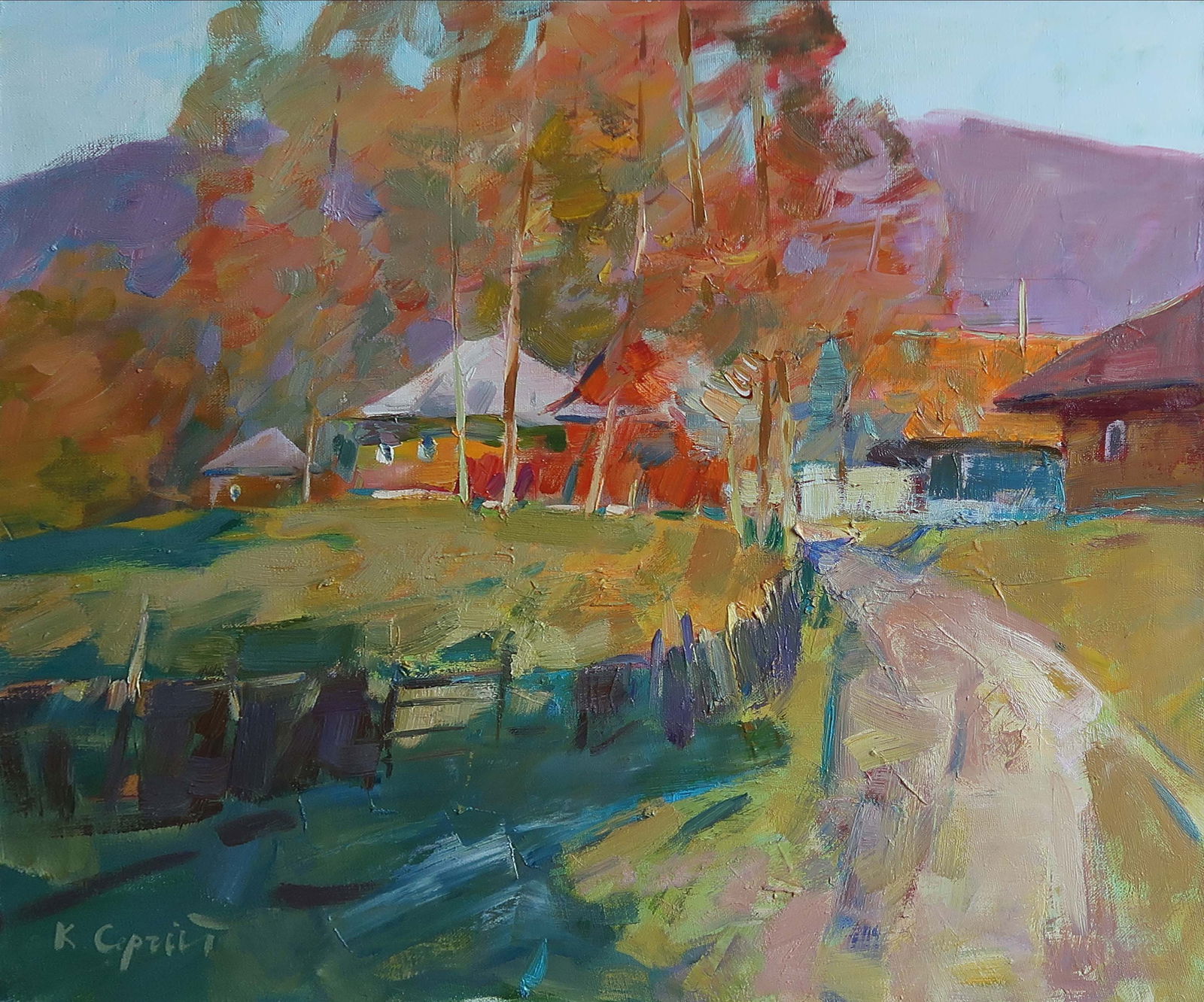 Oil painting Autumn Serg Kovalenko (1 of 1)