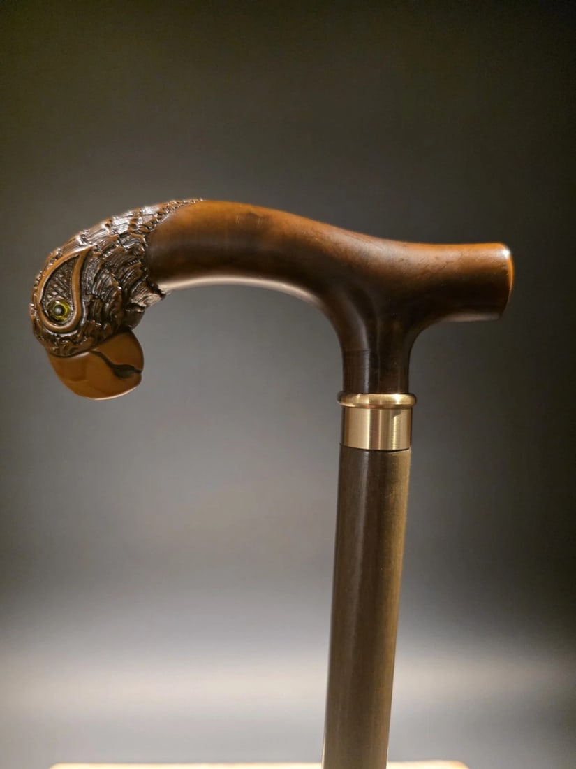 36" Parrot Head Walking Stick Cane (1 of 13)