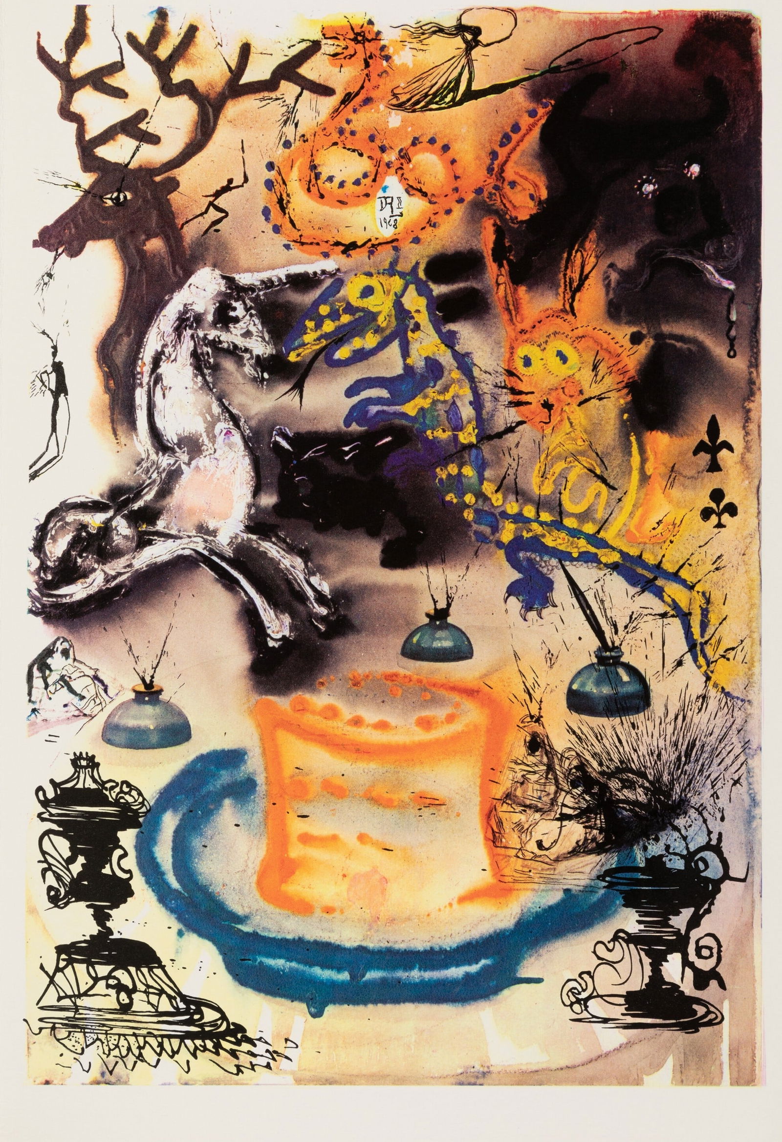 Salvador Dali Alice in Wonderland Print (1 of 3)