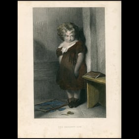 The Naughty Boy – Edwin Landseer / William Finden Engraving, c.1847