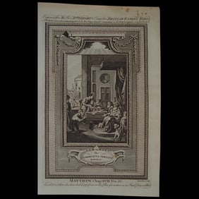 Unmerciful Servant - 1782 biblical print