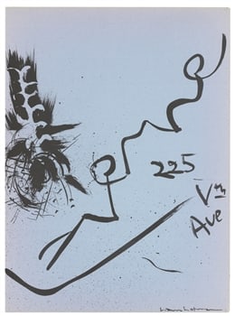 Hans Hofmann original lithograph, 1950: Medium: original lithograph. This lithograph was printed in 1950 for the "Improvisations" portfolio, published by the Artists Equity Association of New York on the occasion of the 1950 Spring Fantasia