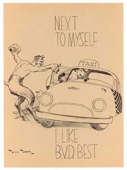 Stuyvesant Van Veen original lithograph: Medium: original lithograph. This lithograph was printed in 1956 for the "Improvisations" portfolio, published by the Artists Equity Association of New York on the occasion of the 1956 Spring Fantasia