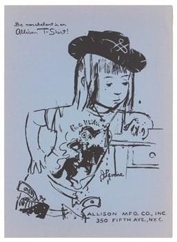 Jack Levine original lithograph: Medium: original lithograph. This lithograph was printed in 1953 for the "Improvisations" portfolio, published by the Artists Equity Association of New York on the occasion of the 1953 Spring Fantasia