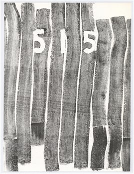 Michael Goldberg lithograph, 1967: Medium: lithograph. From the "In Memory of My Feelings" portfolio, printed in 1967 on Mohawk Superfine Smooth paper in a limited edition of 2500 and published in New York by The Museum of Modern Art.