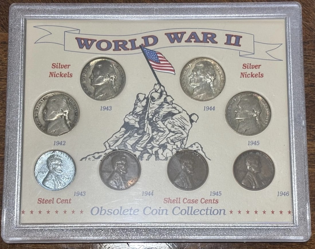 World War II Obsolete Coin Collection (1 of 2)
