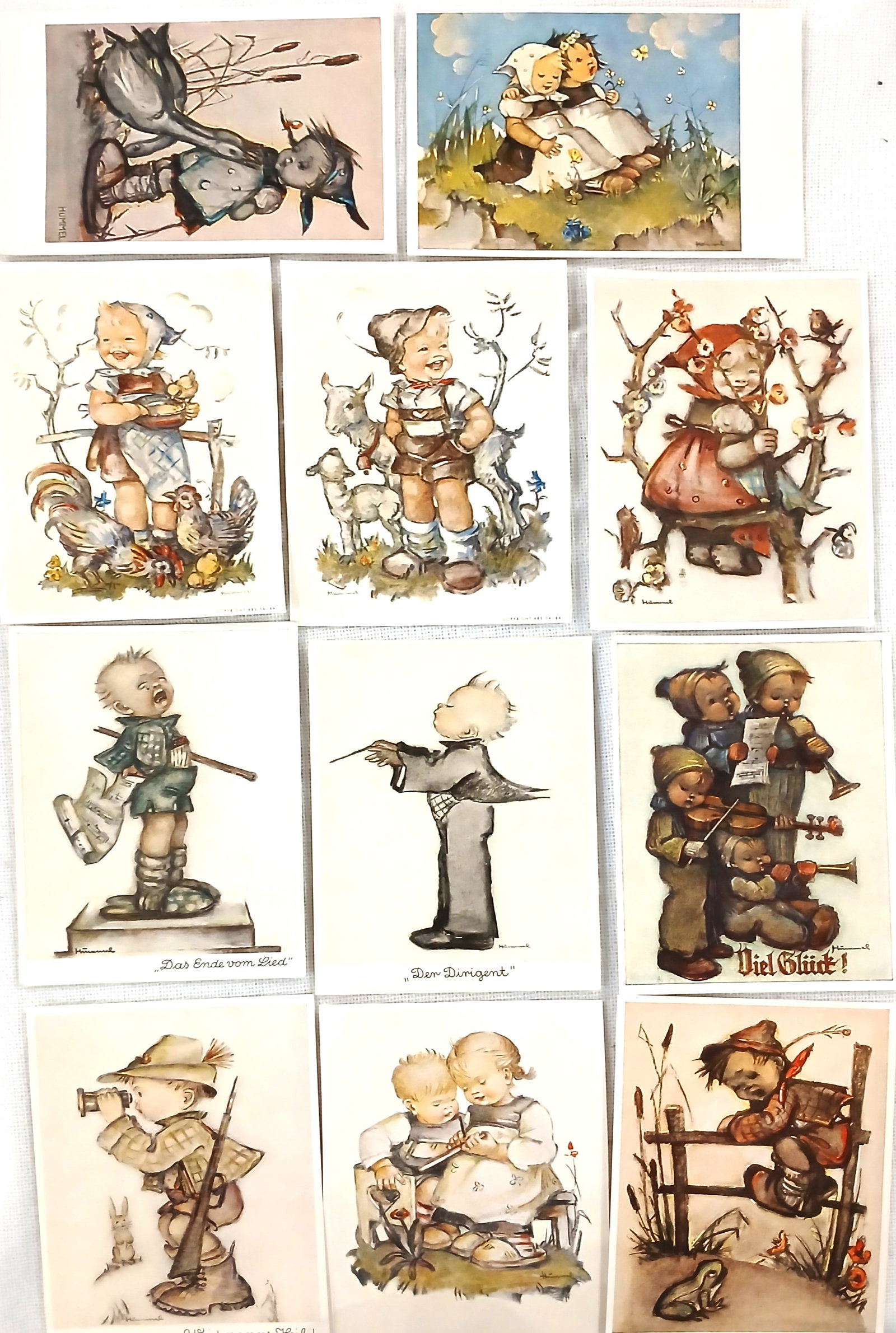 (11 PCS) Hummel 4 x 6 Postcards (1 of 2)
