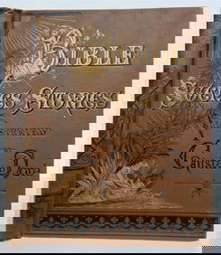 1883 BIBLE SCENES & STORIES illustrated by GUSTAVE DORE antique FOLIO (1 of 1)