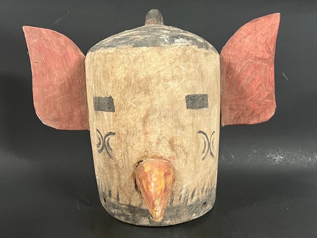 Native American Hopi Helmet Mask (1 of 1)