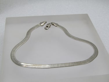 Vintage 4.5mm Herringbone Bracelet, 10", Unisex