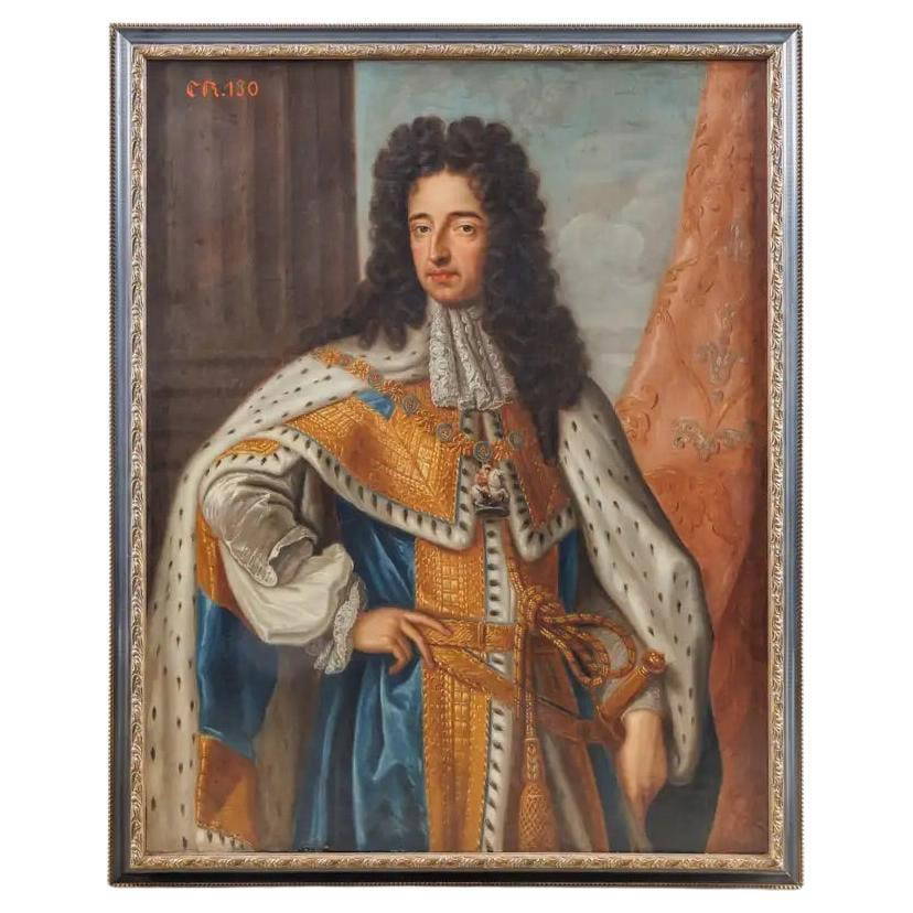 Buy A Large And Magnificent Oil On Canvas Painting Of King William Iii ...