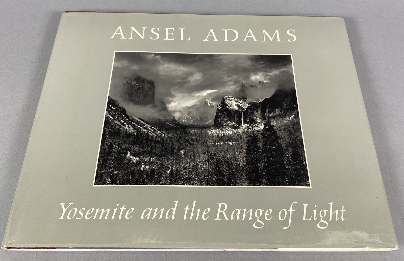 Hardcover Coffee Table Book Titled Yosemite and The Range of Lights Hand Signed by Ansel Adams (1 of 7)