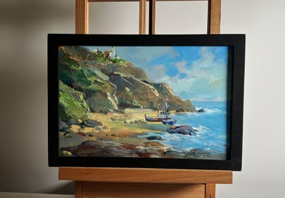 Oil painting Sunny day at sea Yuriy Suprunchuk