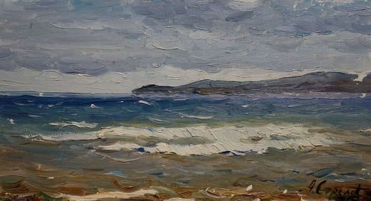 Oil painting Seascape Strelov Arkady Efimovich