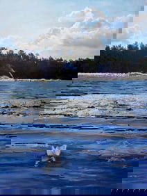 Oil painting Everything has its time Varvarov Anatoly Viktorovich