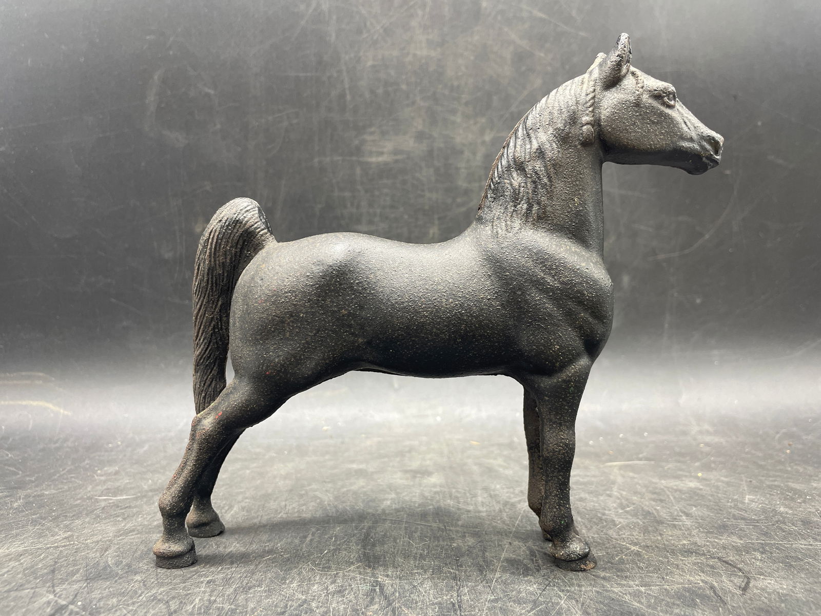 Old Cast Iron Tennessee Walker Saddlebred Horse Bank (1 of 7)