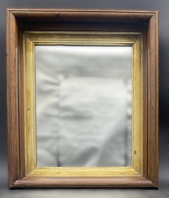 Antique Victorian DEEP WELL MIRROR Picture FRAME