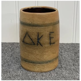 Delta Kappa Epsilon Stoneware Fraternity Mug, New Haven, CT