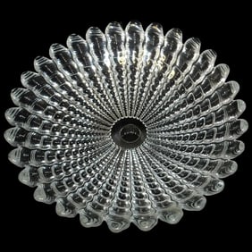 Vintage Mikasa Crystal Atlantis Pattern Center Piece