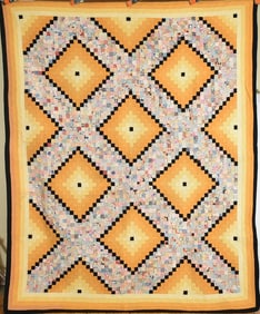 30's Jewel Box Postage Stamp Quilt