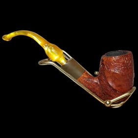Ben Wade Danish Pride Partially Sandblasted Freehand Tobacco Pipe